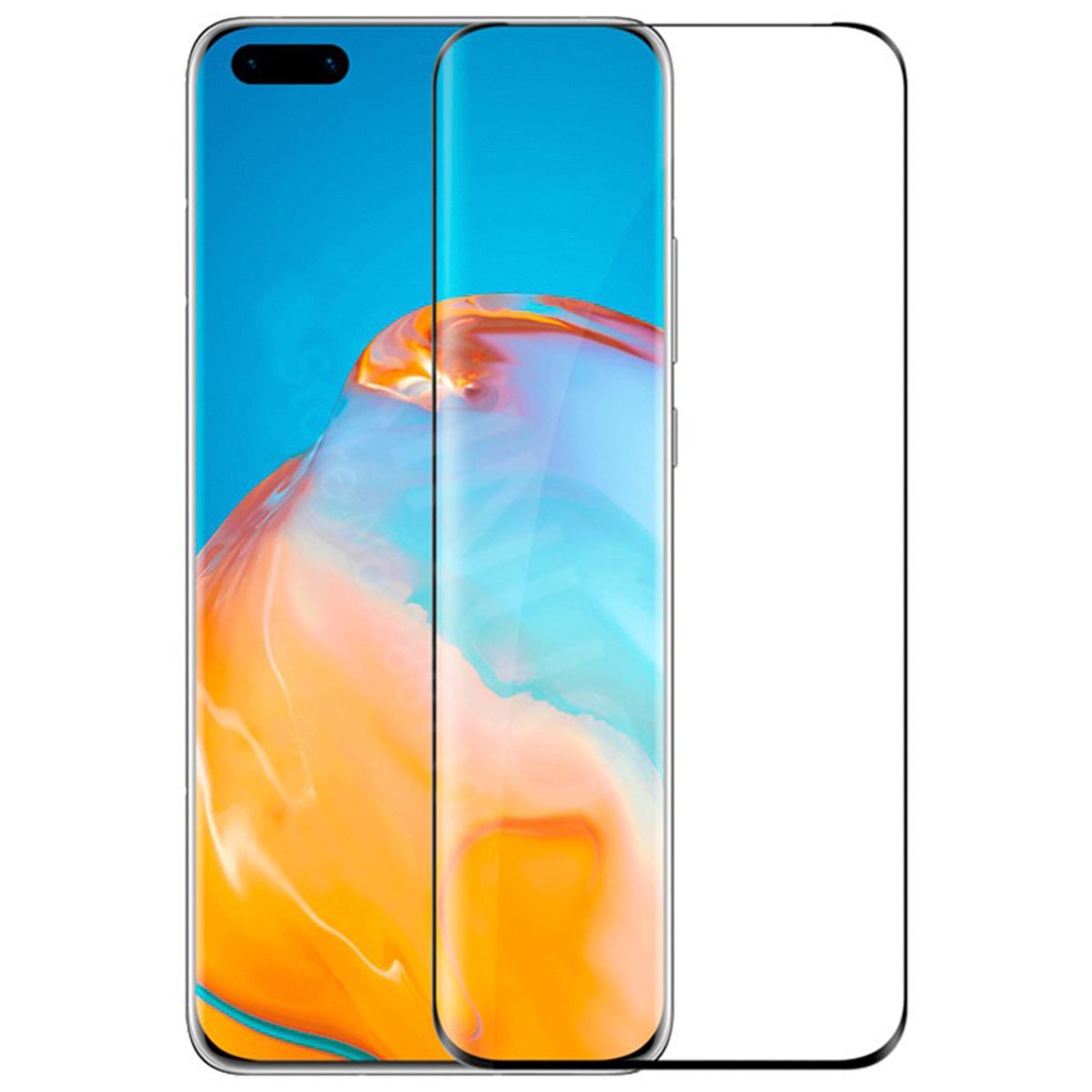 Huawei P40 Vidrio Templado 3D Full Pegamento
