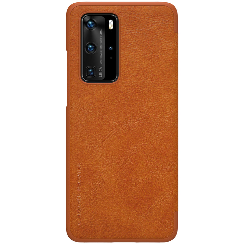 Huawei P40 Pro Qin Flip Cover Cuero Nillkin – imagen 3