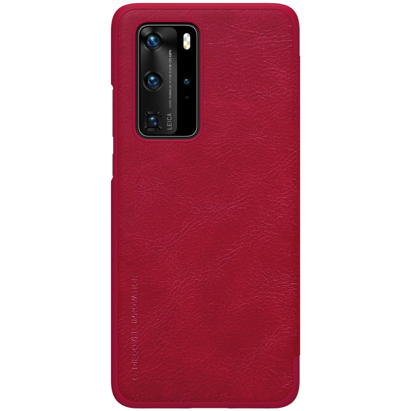 Huawei P40 Pro Qin Flip Cover Cuero Nillkin – imagen 4