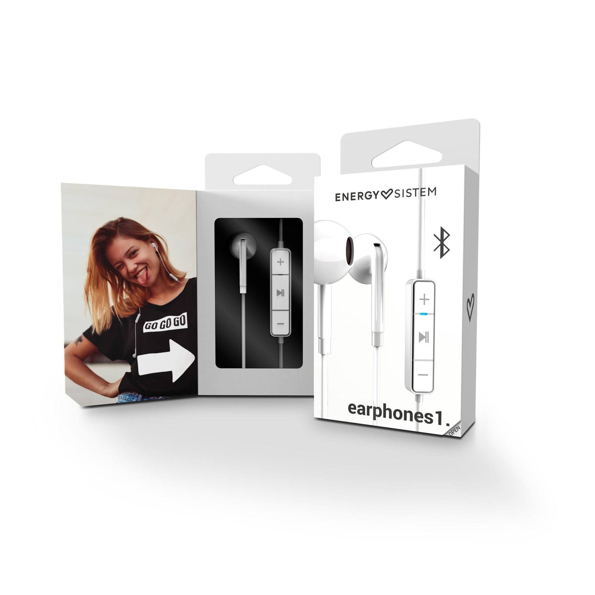 Audifonos Bluetooth Earphones 1 Energy Sistem Blanco – imagen 5