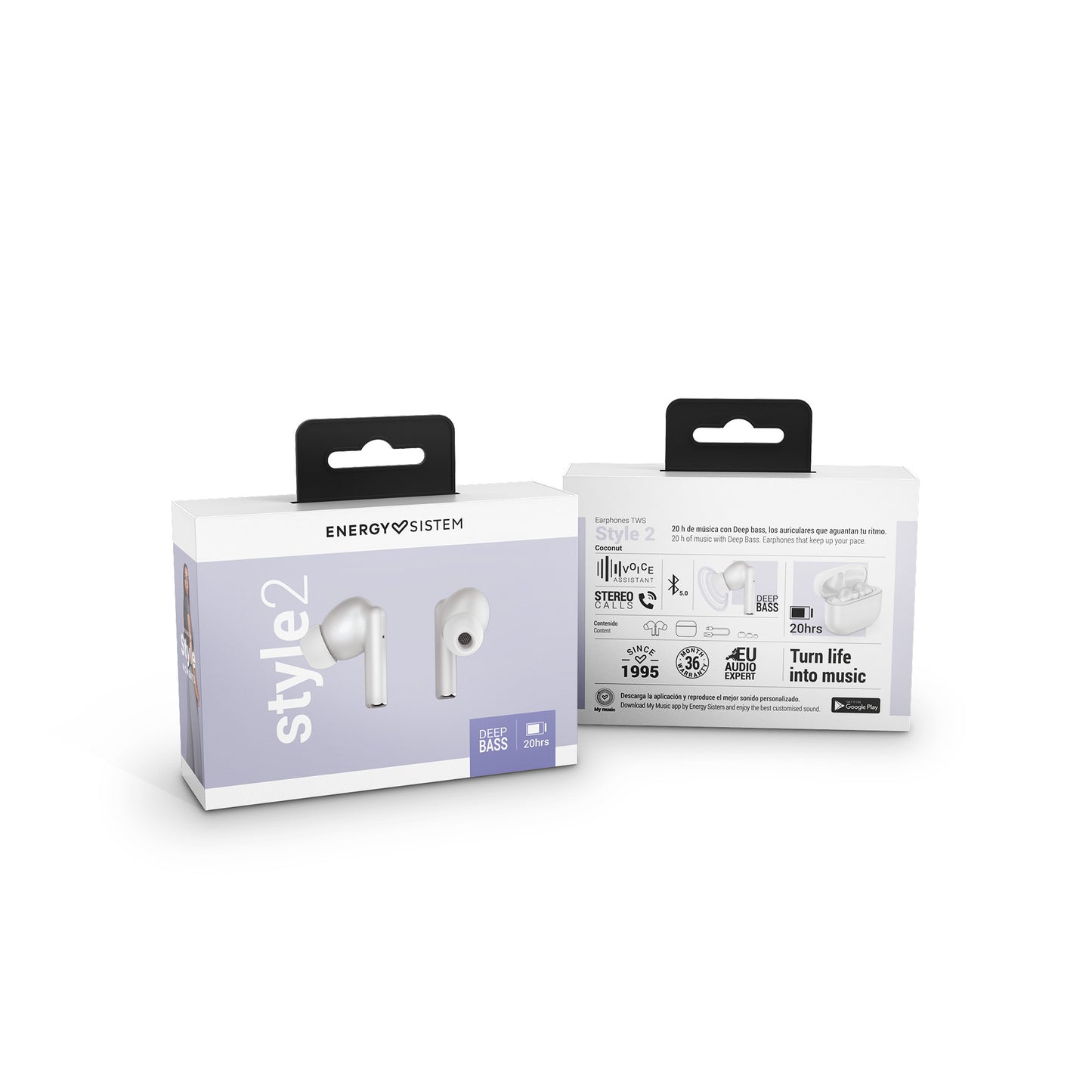 Audifonos Bluetooth Energy Sistem True Style 2 Blanco – imagen 4