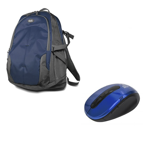 Mochila Notebook Klipx Hasta 15,6 + Mouse Inalambrico