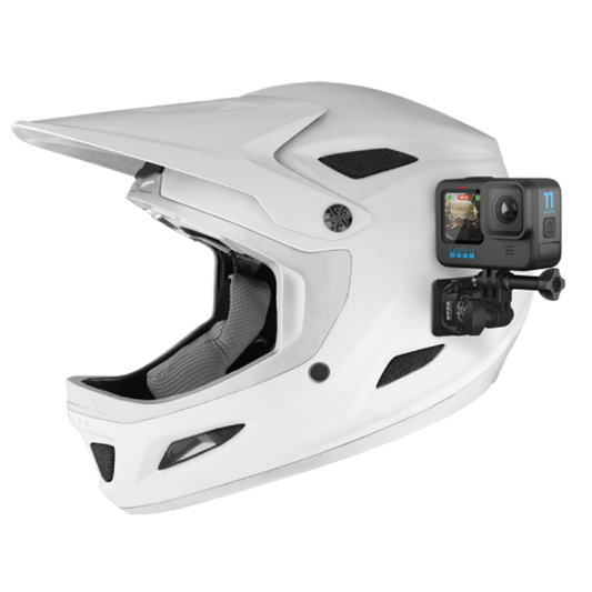 Soporte Frontal y Lateral Para Casco Negro