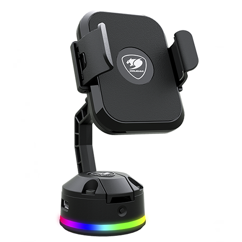 Soporte De Auto Hub Usb Carga Inalámbrica Bunker M Rgb Cougar