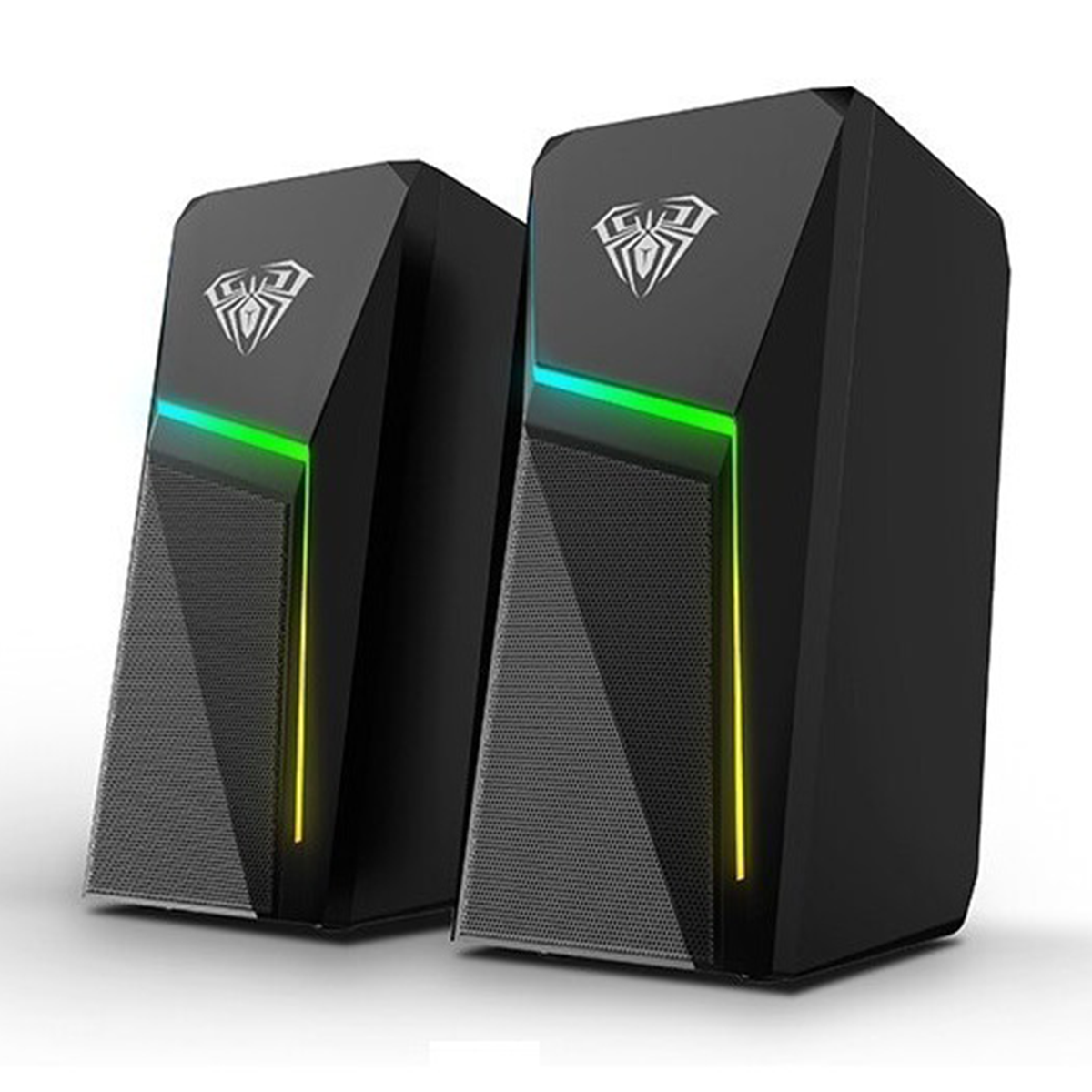 Parlantes Gamer Aula Wind N-521 Rgb Negro
