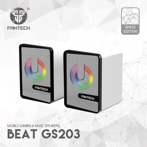Parlantes Gamer Fantech Beat Gs203 Rgb Space Edition – imagen 2