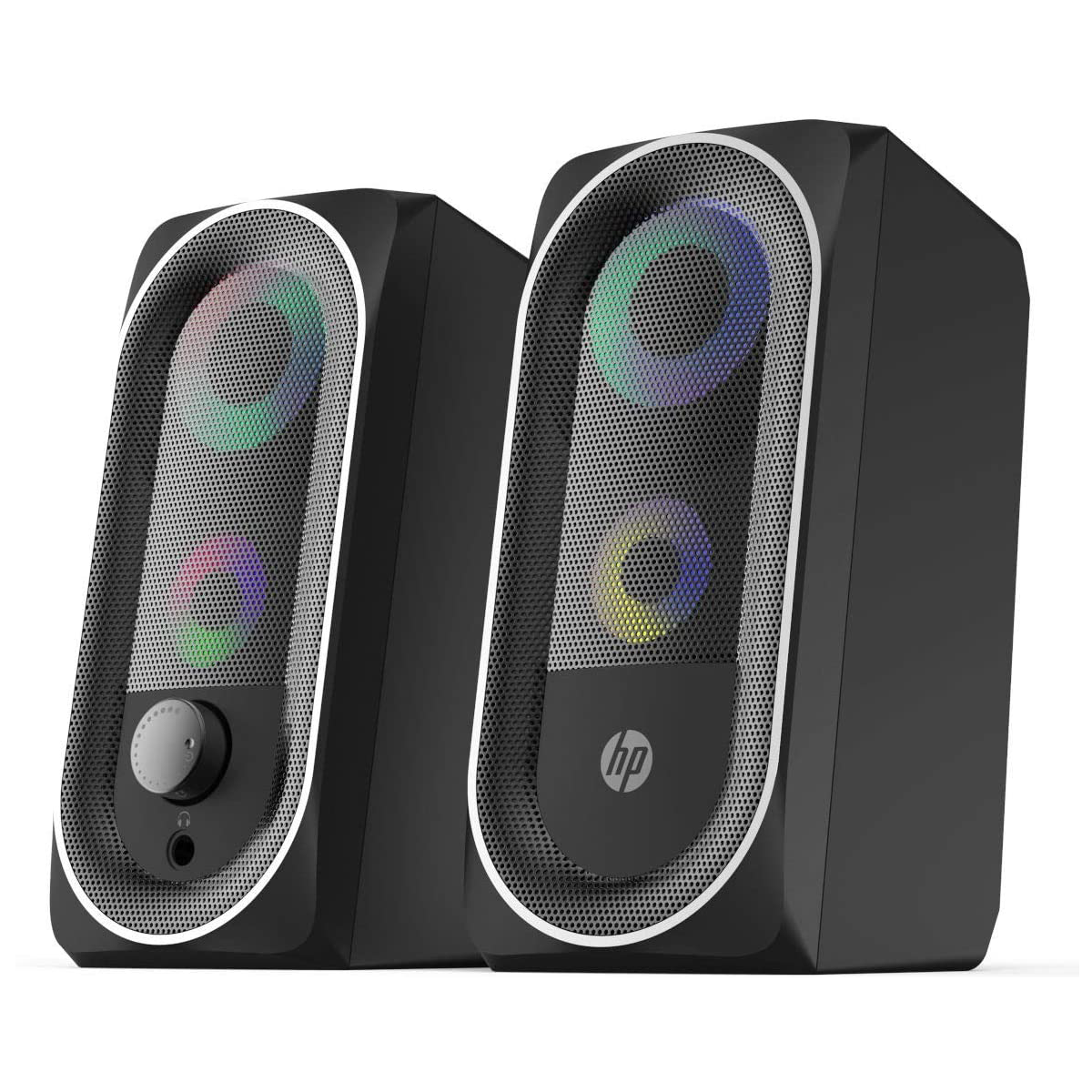 Parlantes Gamer Hp Dhe-6001 6w Stereo Rgb Negro