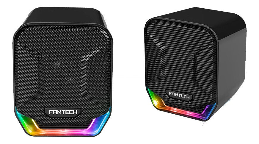 Parlantes Gamer Fantech Sonar Gs202 Rgb Negro – imagen 2