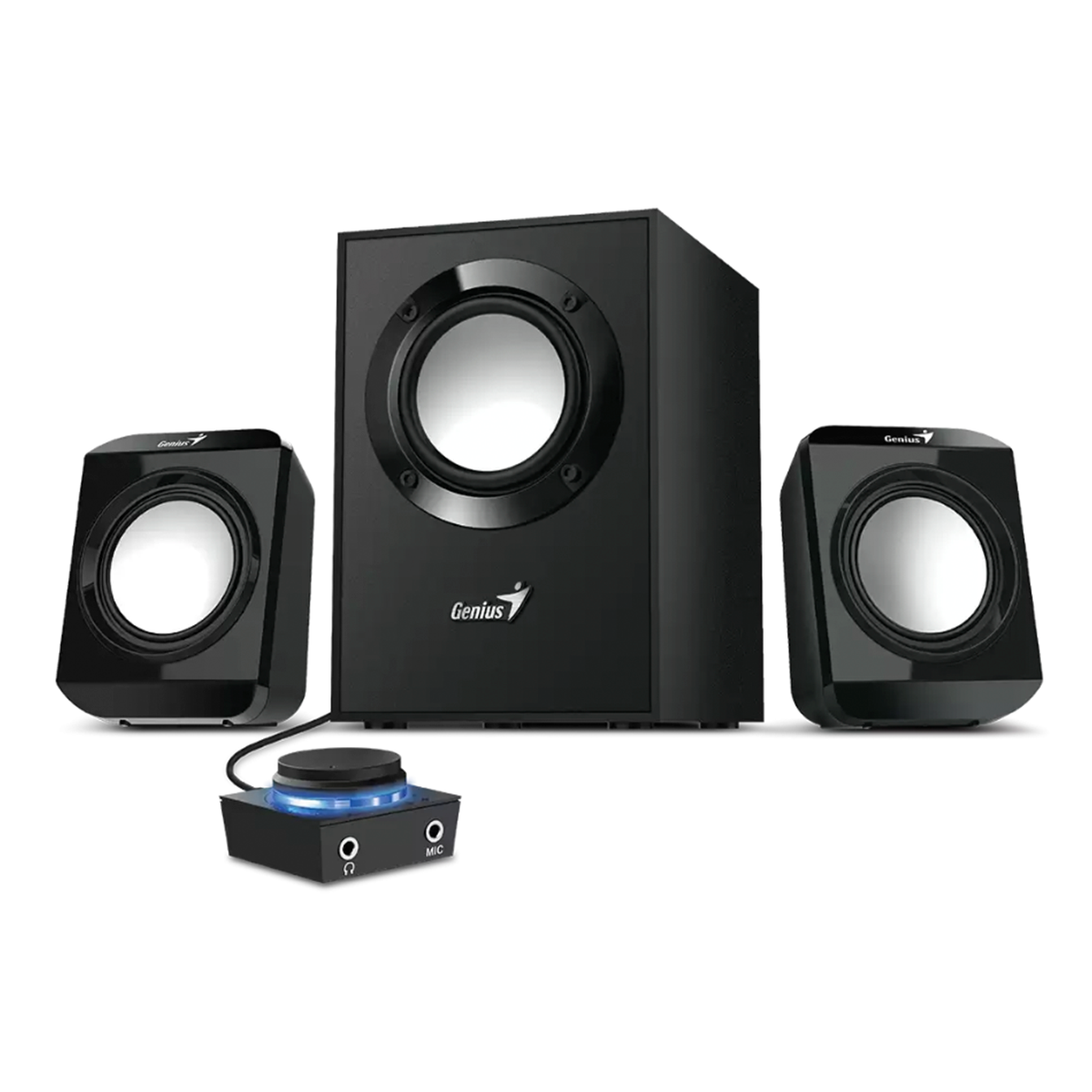 Parlantes Subwoofer Multimedia 2.1 Genius Sw-2.1-300 II Negro