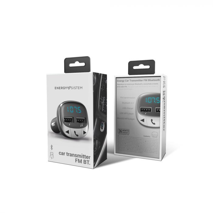 Transmisor Fm Bluetooth MP3 Dual Energy Sistem Gris – imagen 6