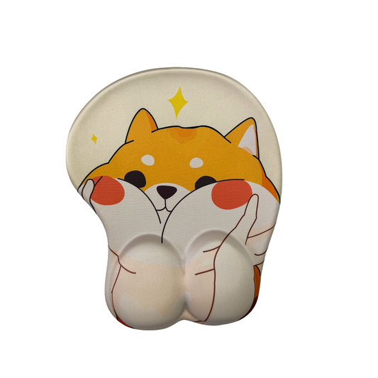 Mousepad Ergonomico Gel Apoyamuneca Antideslizante Perrito 2