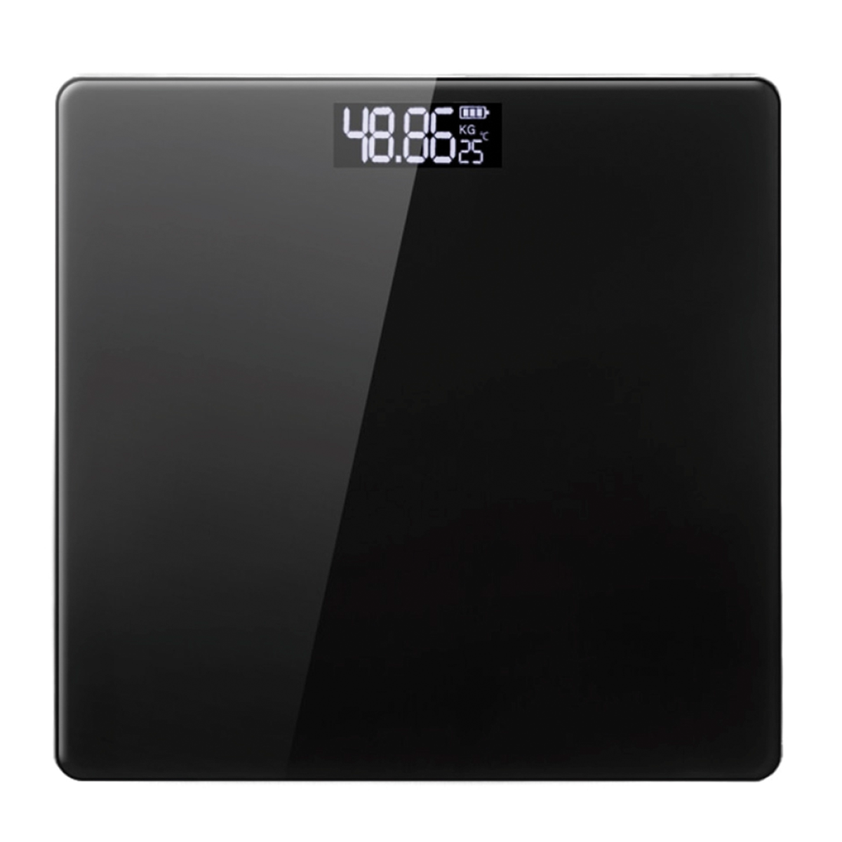 Pesa Personal Digital Vidrio Templado 180kg Dblue Dbpdws39 Negro