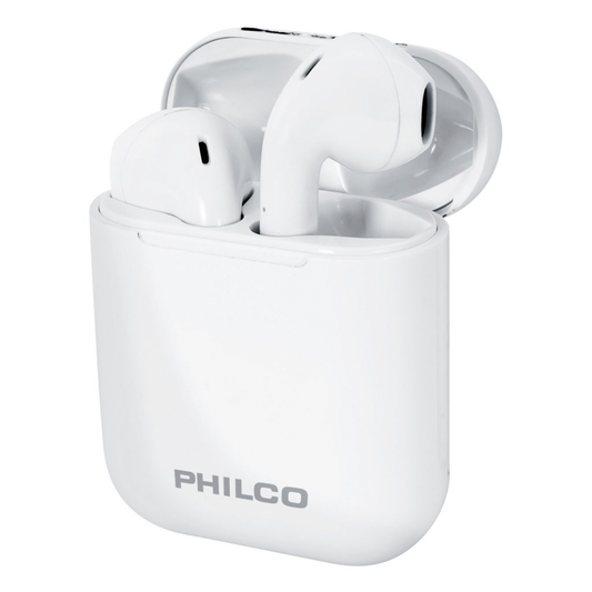 Audifonos Bluetooth True Touch Philco Blanco