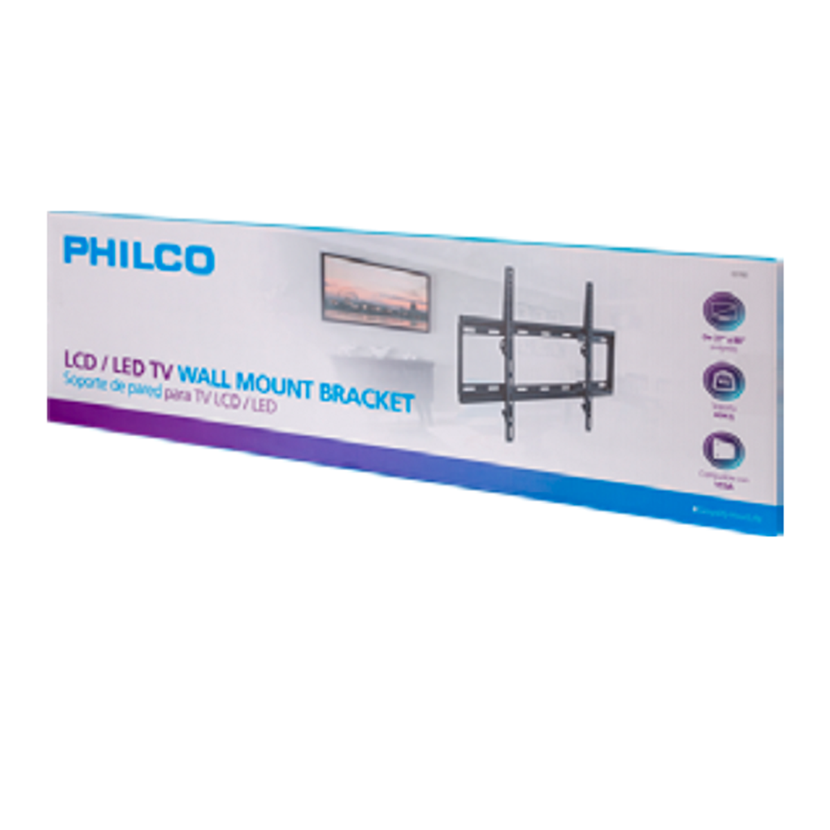 Soporte De Tv 37 A 80 Pulgada Led Lcd Philco Negro – imagen 2