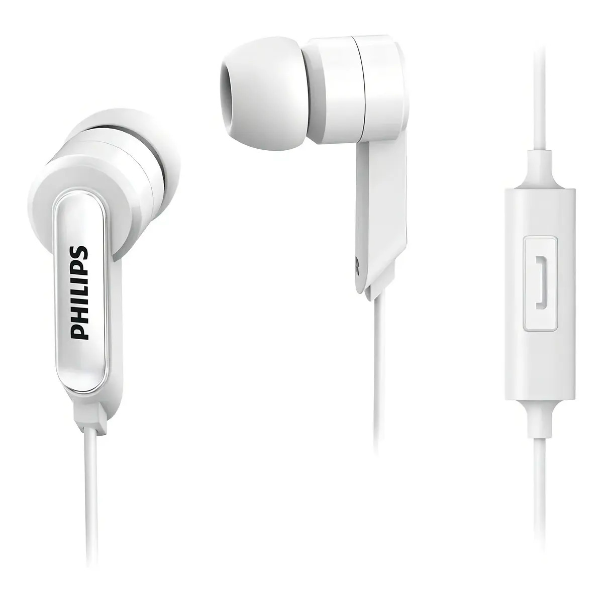 Audífonos In ear Philips 3.5mm She1405 Blanco