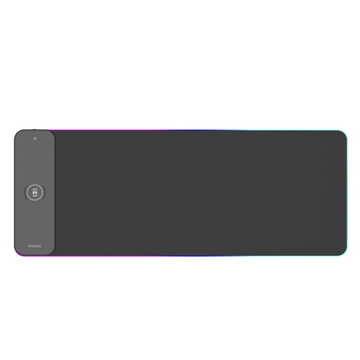 Mousepad Gamer Philips L604 Rgb XL Carga Inalámbrica Negro