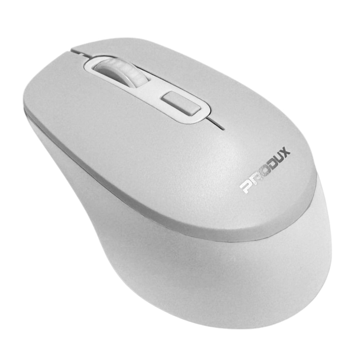 Mouse Inalambrico Silencioso Recargable Produx 1600 Dpi Blanco