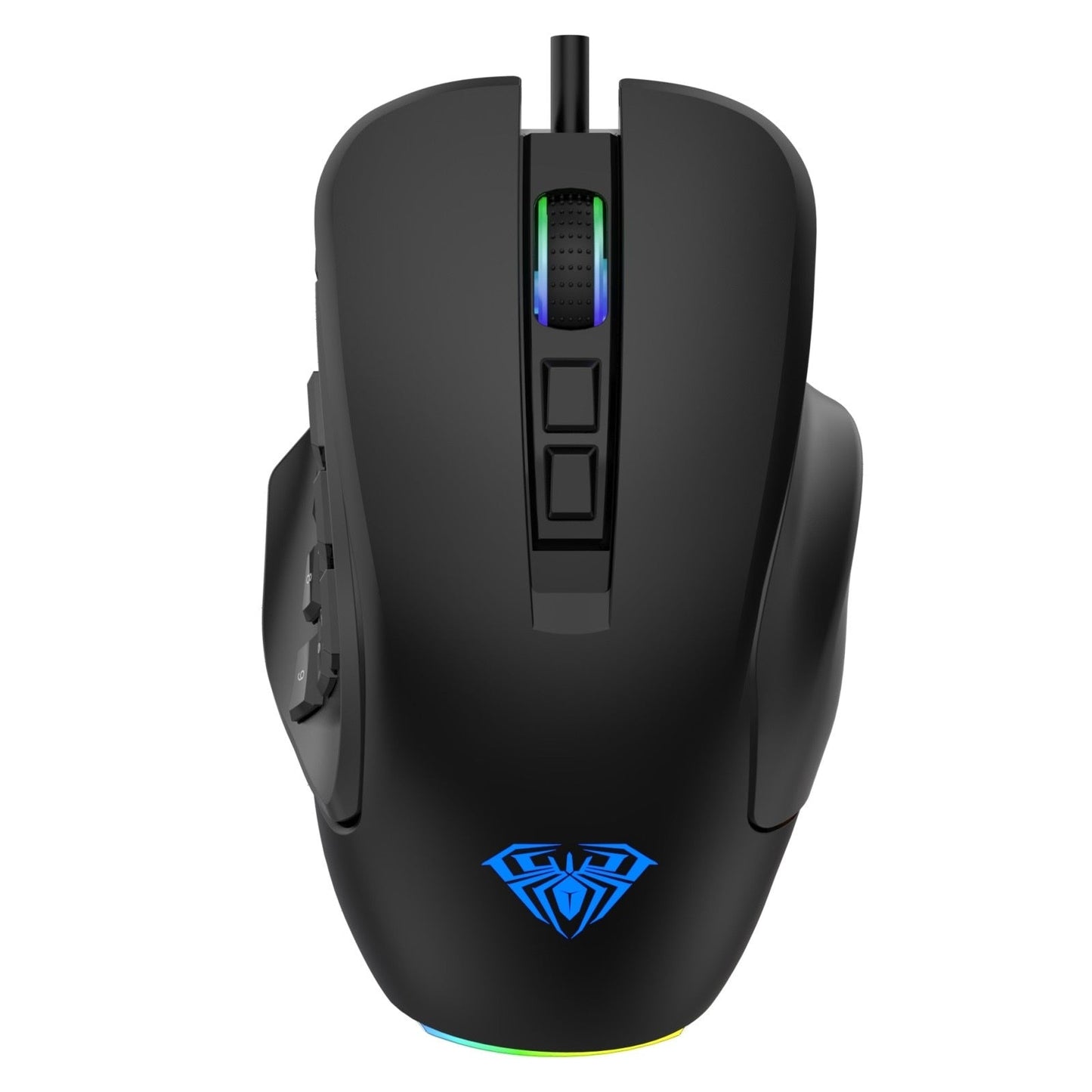 Mouse Gamer Aula Fire H510 Rgb 10000 Dpi Negro – imagen 2