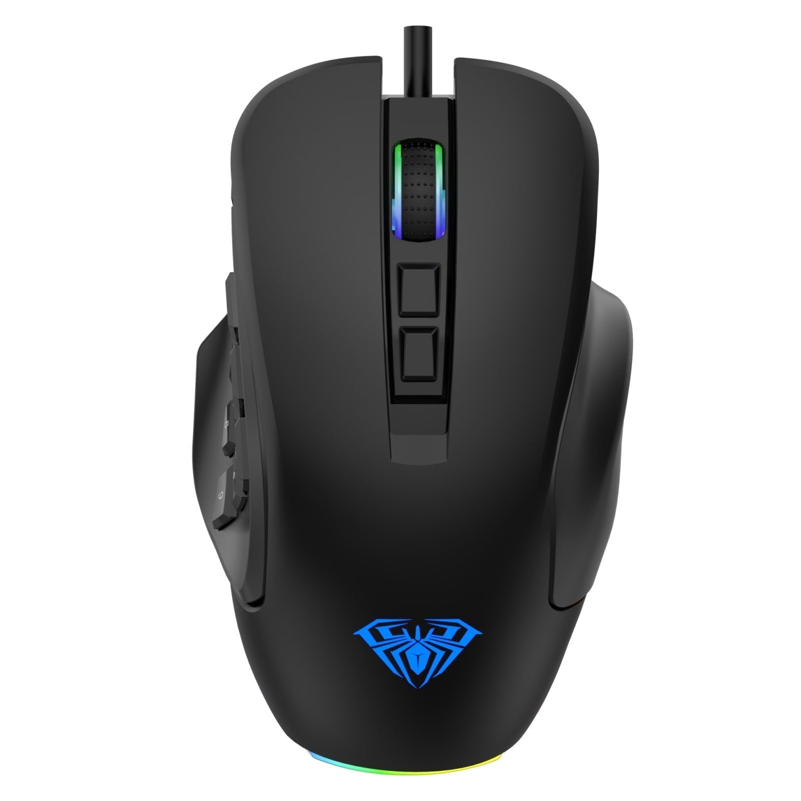 Mouse Gamer Aula Fire H510 Rgb 10000 Dpi Negro – imagen 2