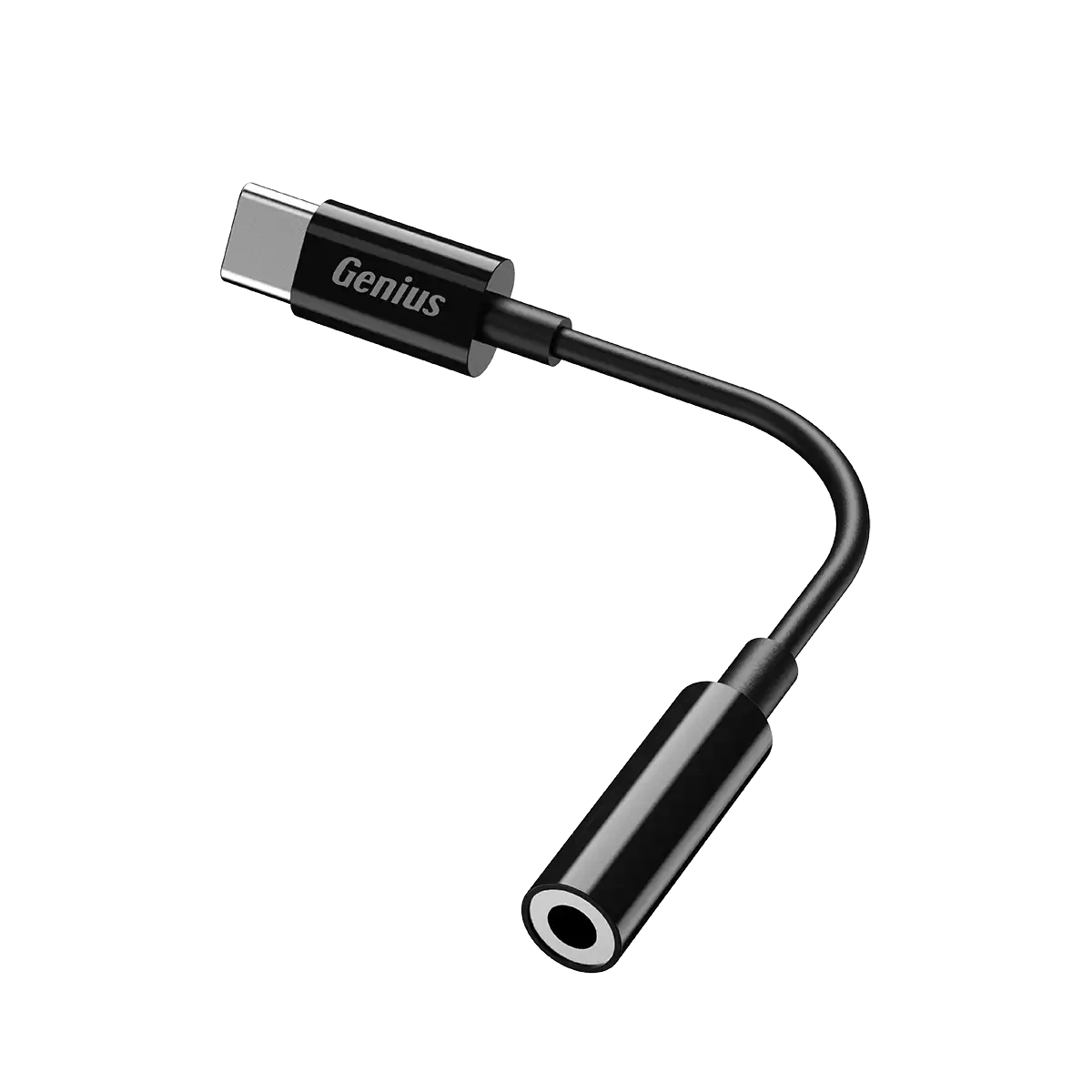 Adaptador Tipo C a 3.5mm Genius Acc-c100 Negro – imagen 2