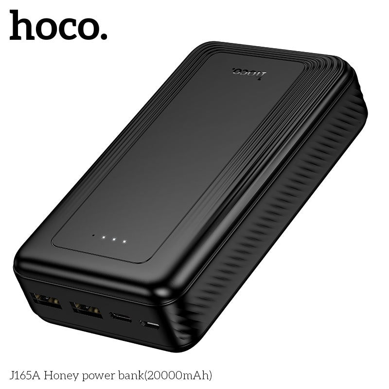 Batería Externa Hoco J165A 20.000 mAh con Pantalla LED Negra - vista 4