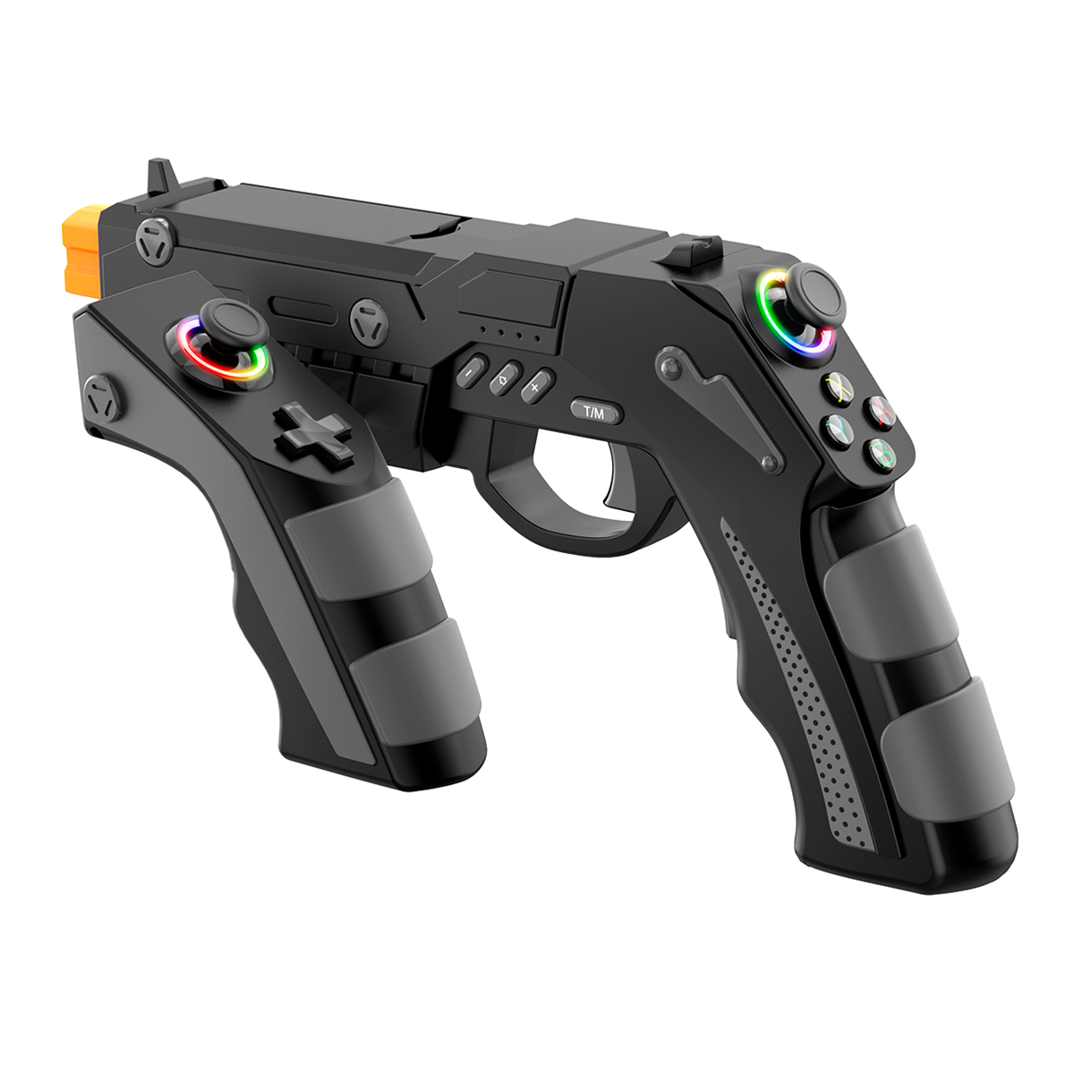 Control Joystick Pistola Ipega Pg-sw2257 Rgb Para Ns 1 y Ns 2 Negro