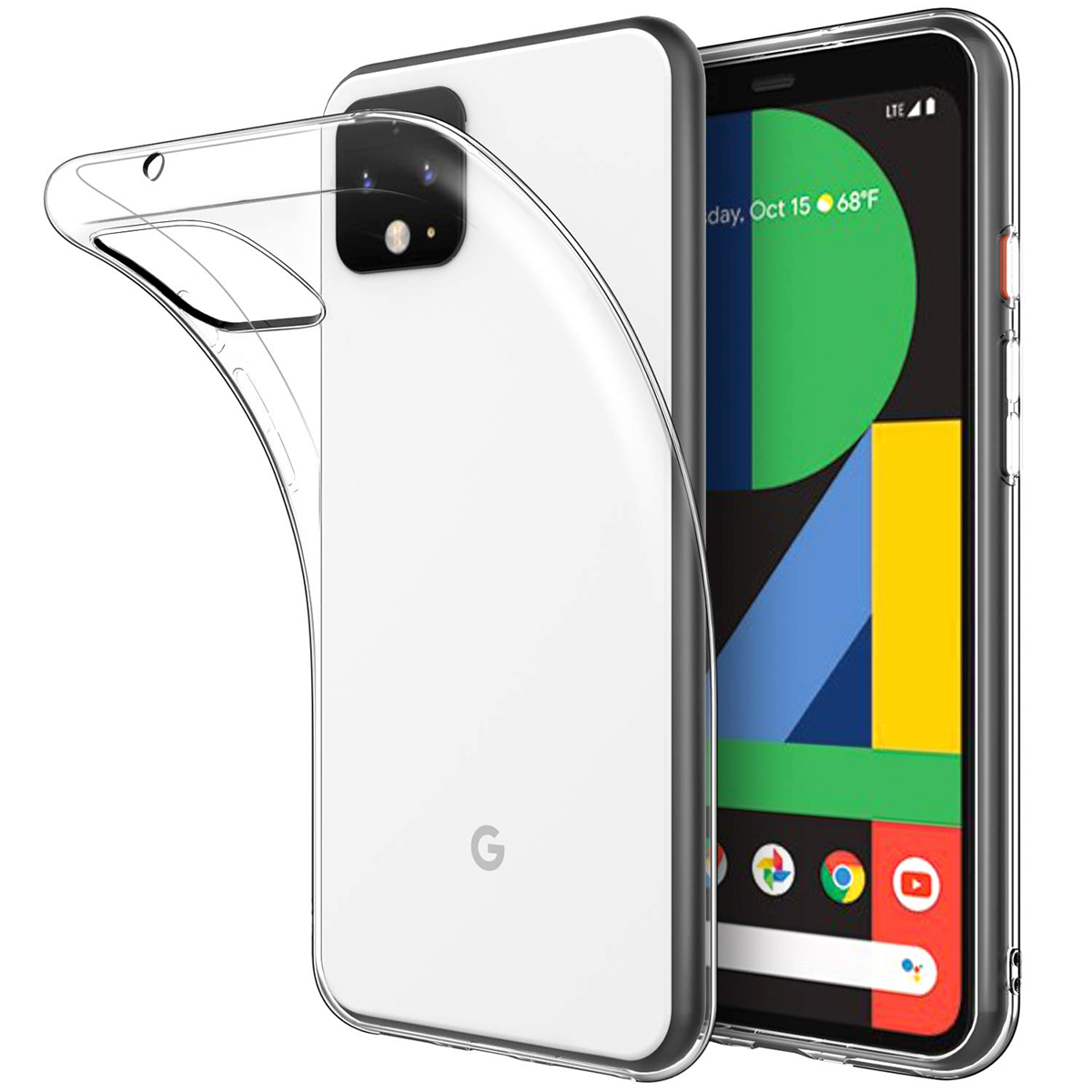 Google Pixel 4 Xl Carcasa Transparentes Gel TPU