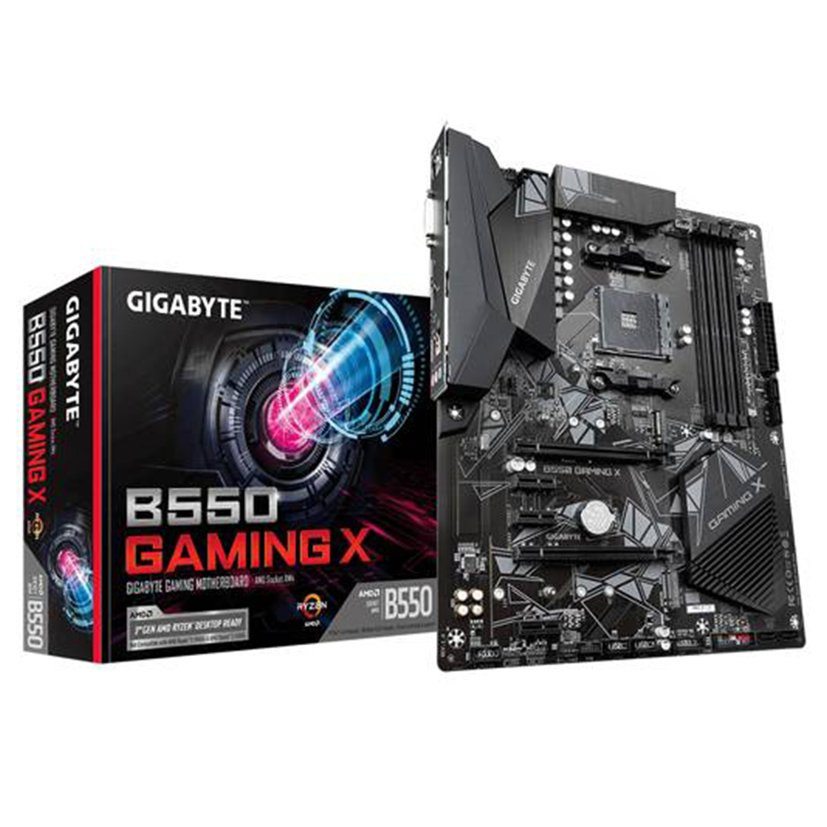 Placa Madre Amd Gigabyte B550 Gaming X V2 Negro