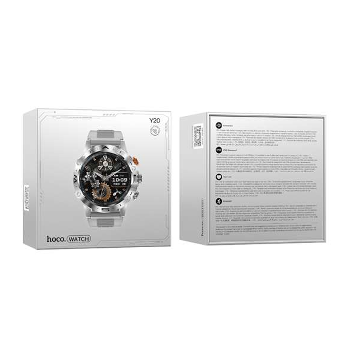 Smartwatch Reloj Inteligente Bluetooth Hoco Y20 Sport Gris – imagen 3
