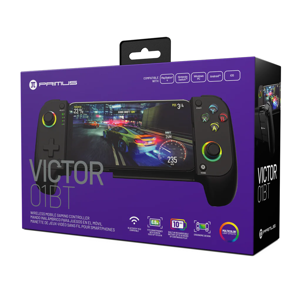 Control Joystick Bluetooth Primus Victor PMC-01BT Negro – imagen 2