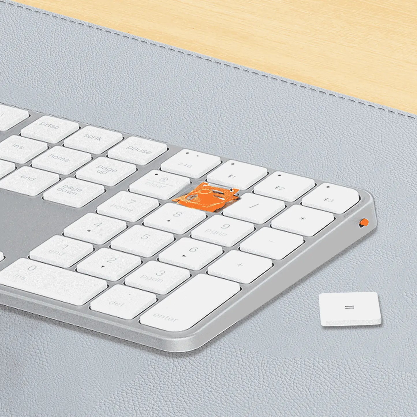 Kit Teclado + Mouse Inalámbrico Meetion iKey C230 Dual 2.4G + Bluetooth Blanco - vista 4