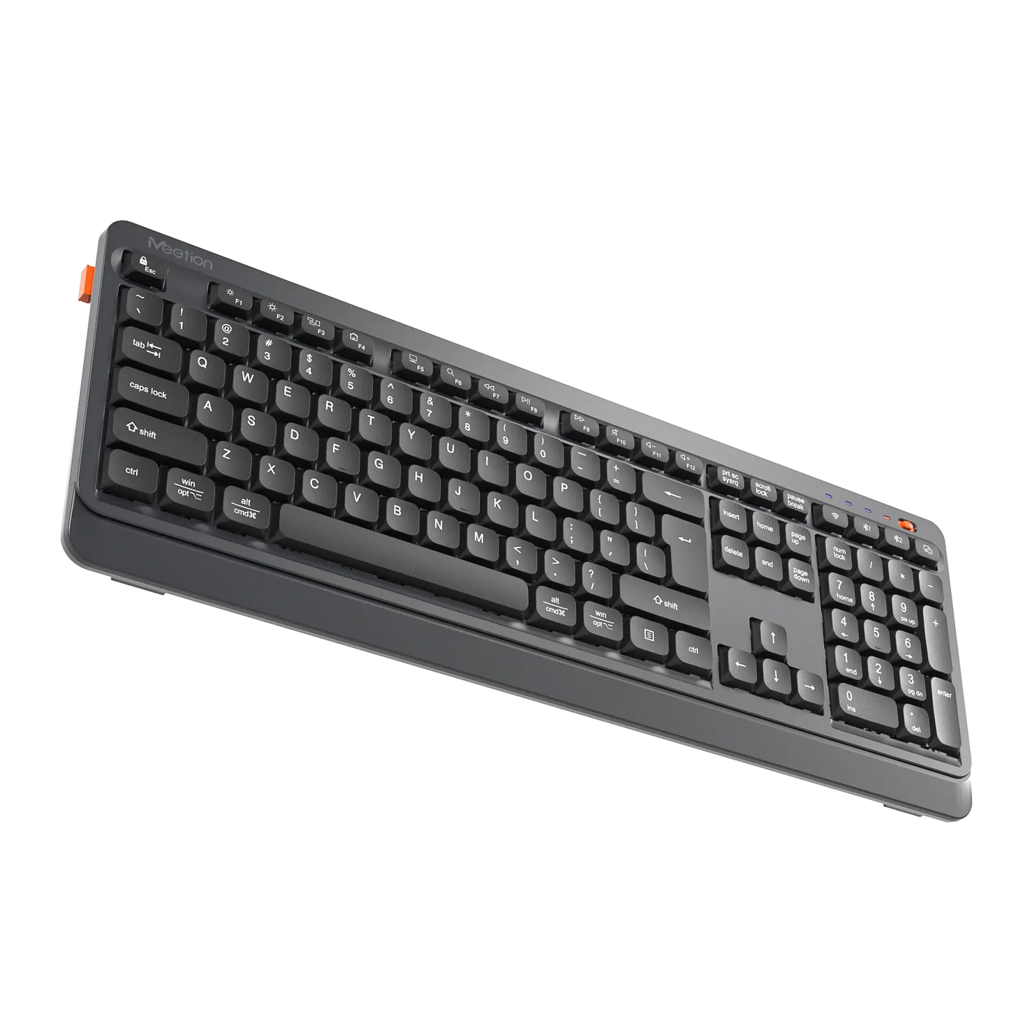 Teclado Inalambrico Dual 2.4g + Bluetooth Meetion Btk530 Negro – imagen 4