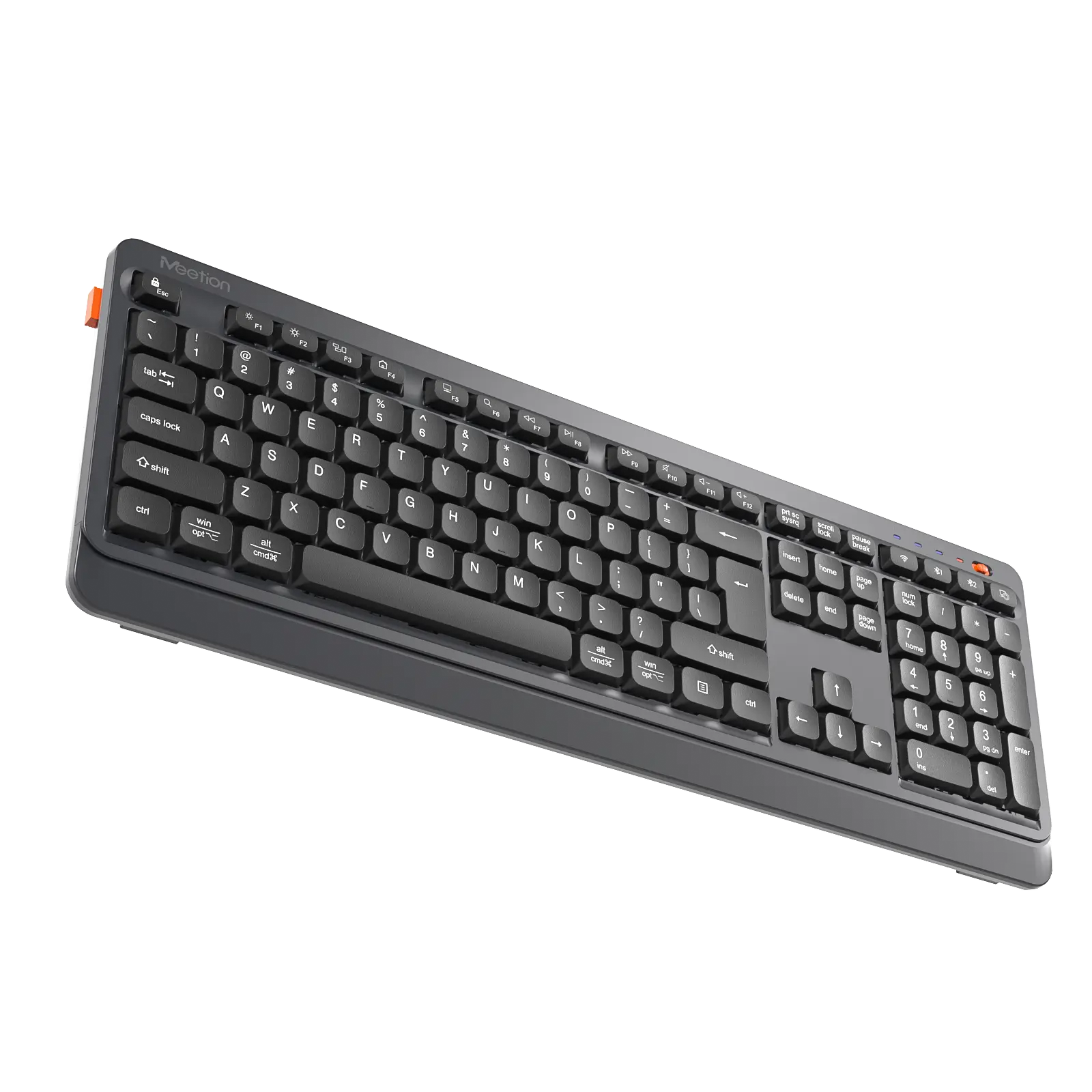 Teclado Inalambrico Dual 2.4g + Bluetooth Meetion Btk530 Negro – imagen 4