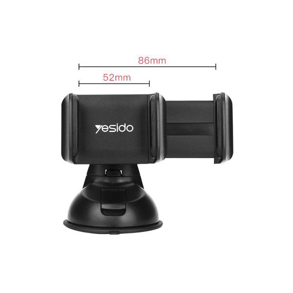 Soporte De Auto Para Celular Yesido C2 Negro – imagen 2