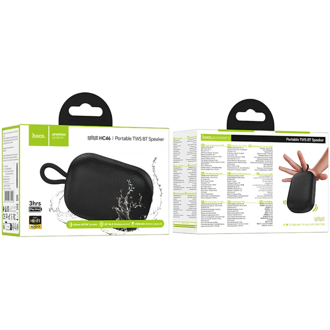 Parlante Bluetooth Hoco Hc46 7w Tws Negro – imagen 3