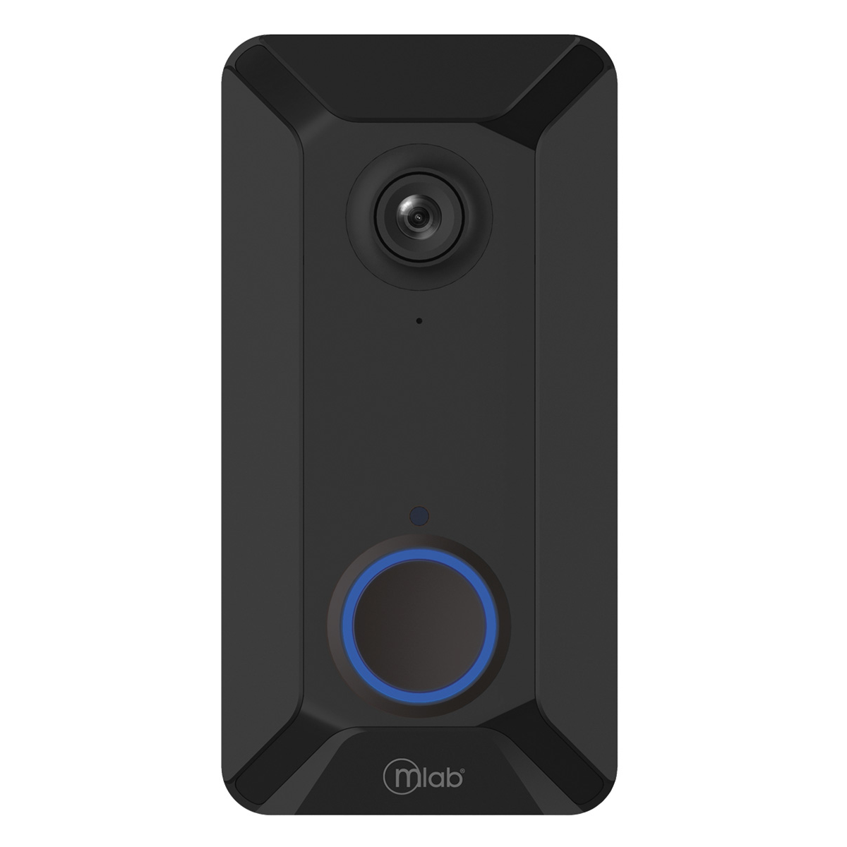 Camara Wifi Video Portero Timbre Inalámbrico Microlab Negro
