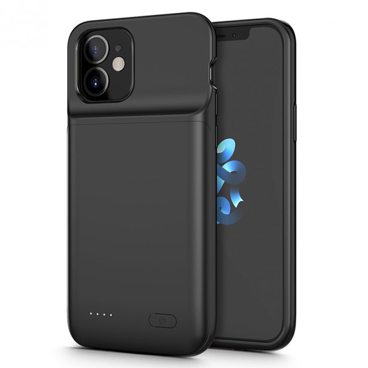 Funda Carcasa Bateria Power Case Iphone 12 Mini 5000 mah Negro