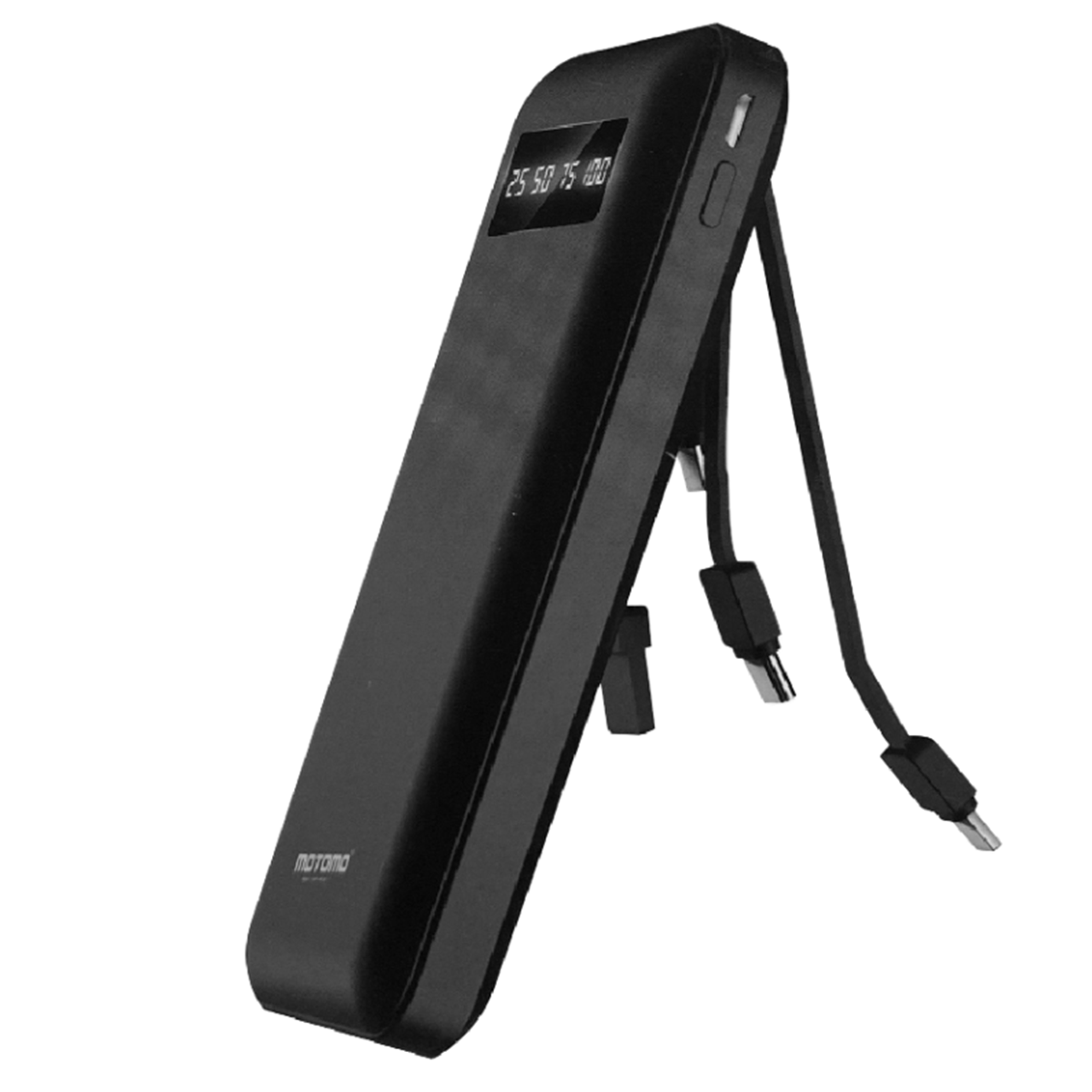 Bateria Portatil Powerbank 4 en 1 Motomo Mo-g83 10.000 Mah Negro