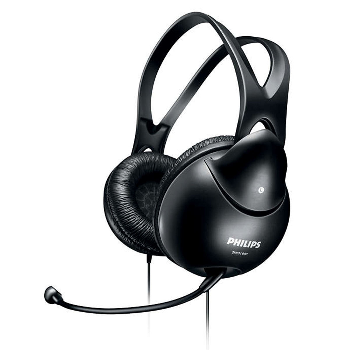 Audífonos Philips Shm1900 Con Microfono Negro