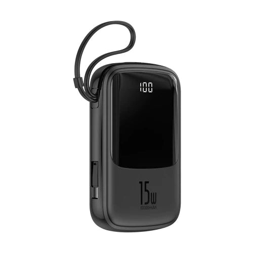 Batería Portátil Baseus 10000 Mah Lightning 15w Mini Q Pow Negro – imagen 6