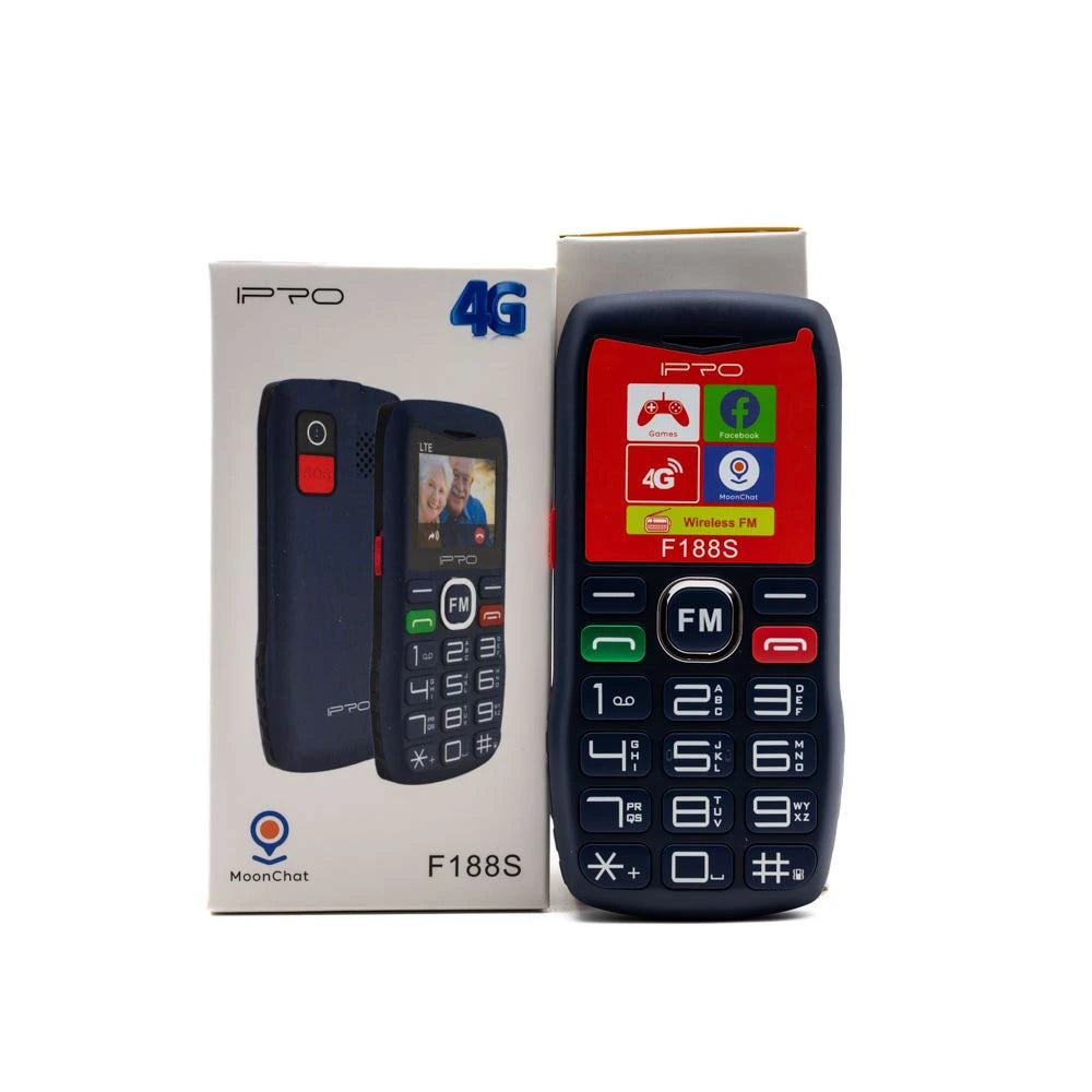 Telefono Celular Senior Adulto Mayor iPro F188S Dual Sim Azul – imagen 3