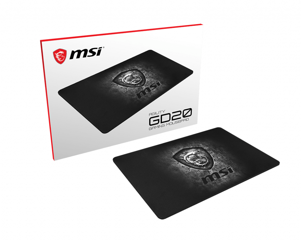 Mousepad Gamer Msi Agility GD20 22x32cm Negro – imagen 2