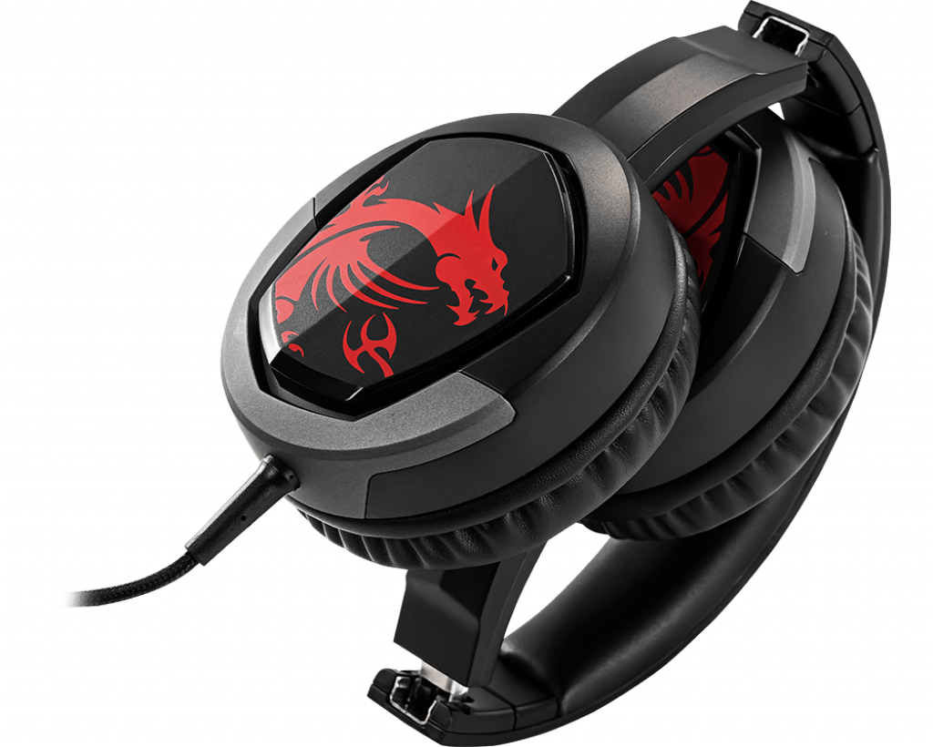 Audífonos Gamer Msi Immerse Gh30 Pc Ps4 Xbox Negro – imagen 4
