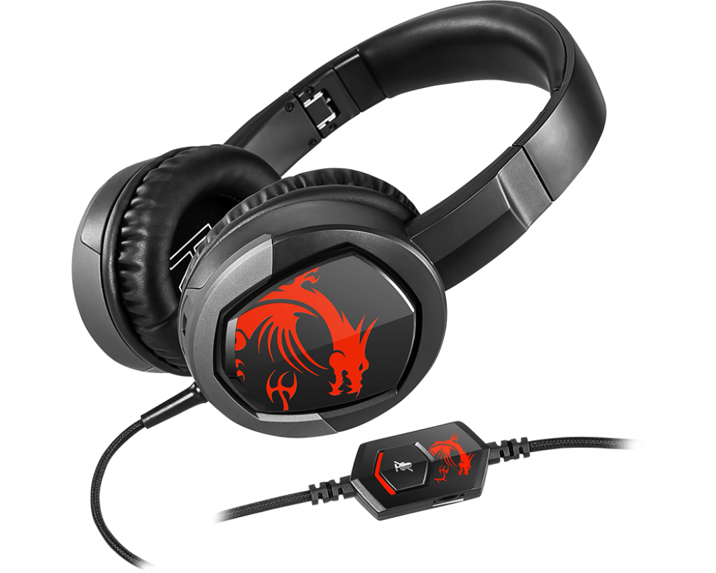 Audífonos Gamer Msi Immerse Gh30 Pc Ps4 Xbox Negro – imagen 2