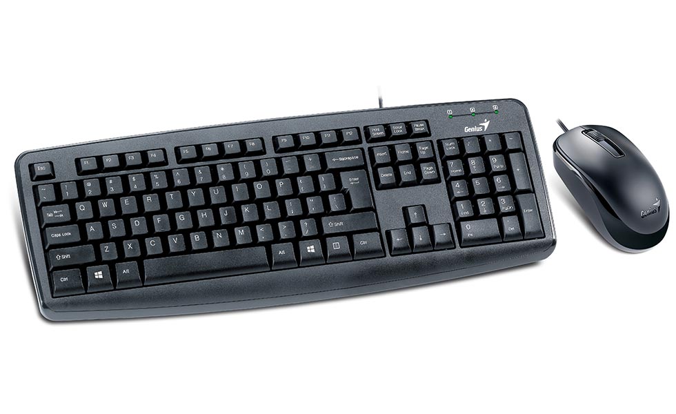 Combo Teclado + Mouse Kit Km130 Genius Negro – imagen 2