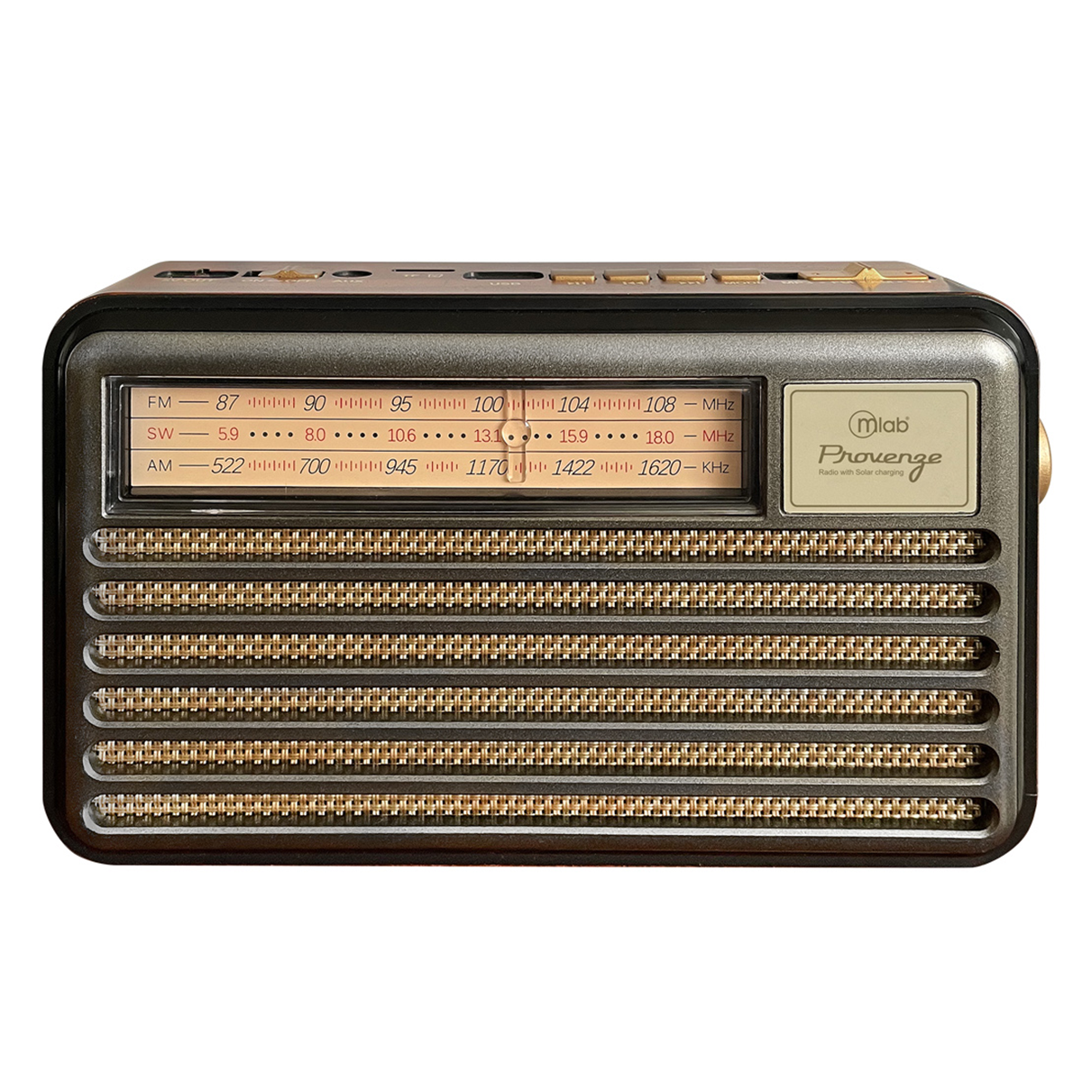 Radio Portatil Bluetooth Microlab Provenze Fm Usb Modelo 9141 Negro