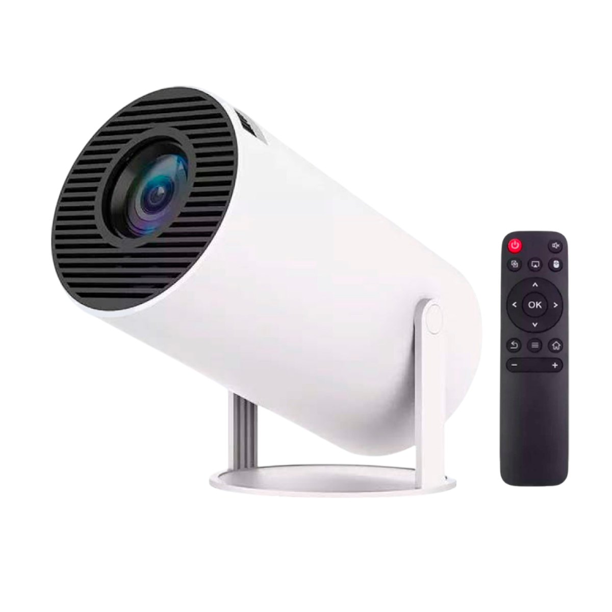 Proyector He300 4K Android 11 Wifi 6 Bluetooth Blanco