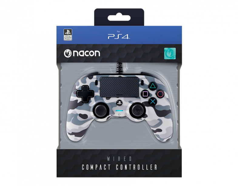 Control PS4 Pc Nacon Compact Con Cable Camuflado Gris – imagen 4
