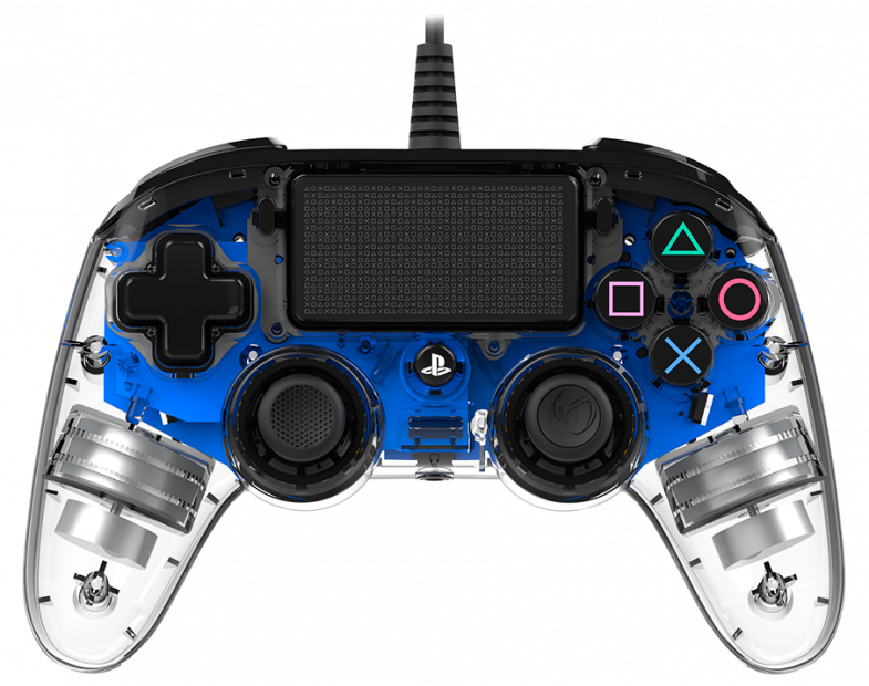 Control PS4 Pc Nacon Compact Illuminated Con Cable Azul – imagen 4