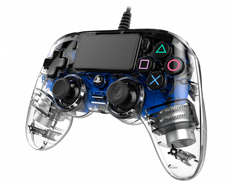 Control PS4 Pc Nacon Compact Illuminated Con Cable Azul – imagen 5